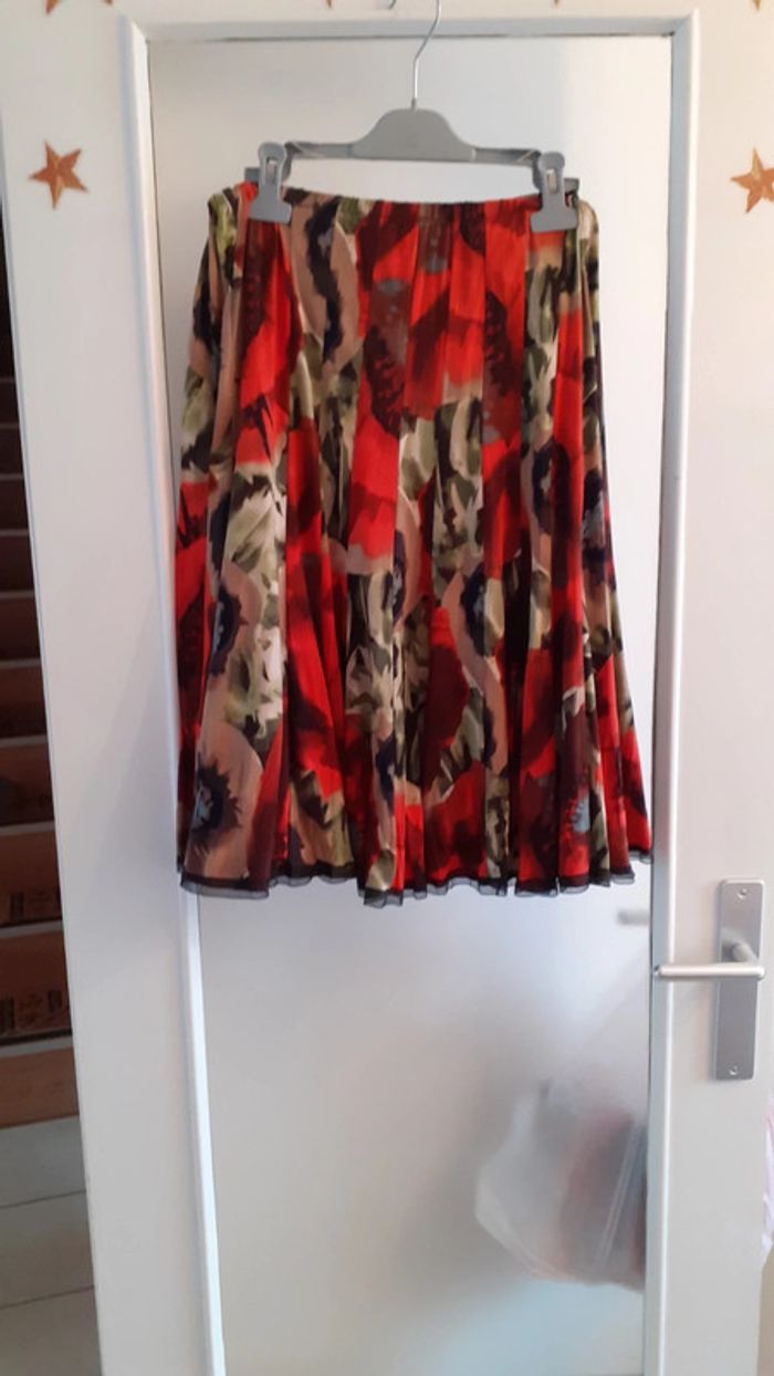 Jupe multicolore