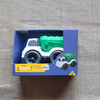 Voiture à friction poubelle