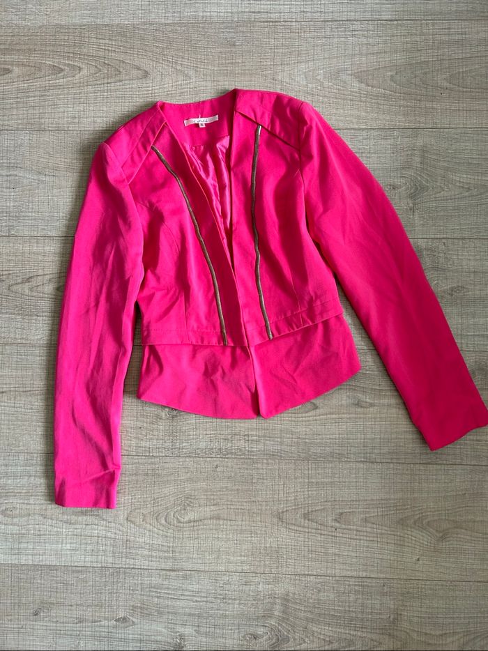 Blazer rose Eva&Lola taille S jamais porté - photo numéro 7