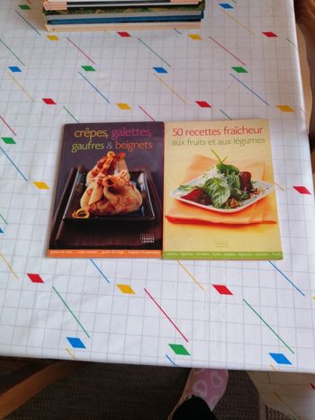 Lot de 2 livres de recettes