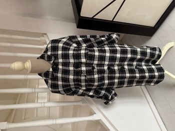 Veste Zara Noire crème et beige