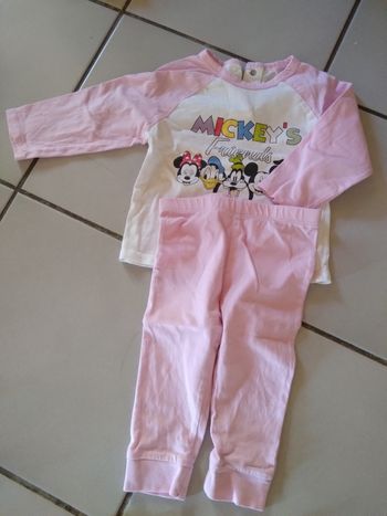 Lot de 2 pyjama en 12 mois