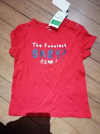 Tee-shirt été garçon 18m