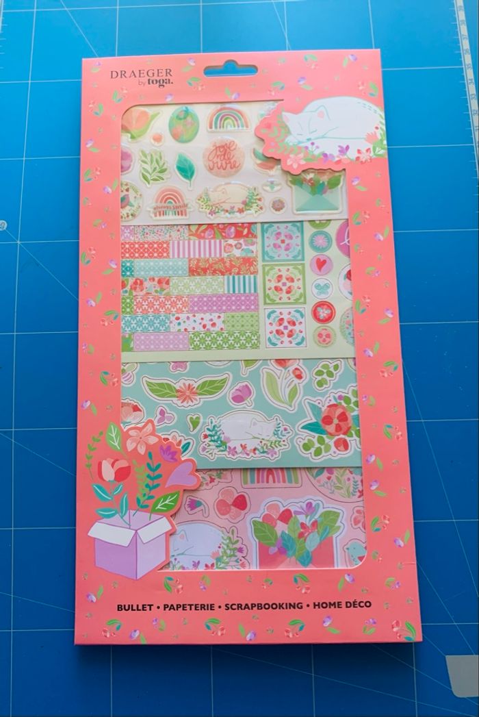 Kit décoration fleurs pour Scrapbooking