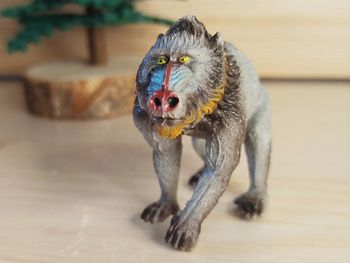 Figurine singe Mandrill Animal de la savane