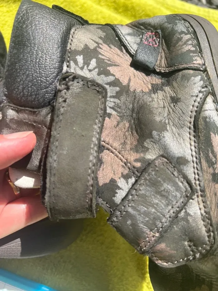 Chaussure montante barefoot "fleurs" - photo numéro 4
