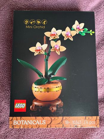 Lego 10343 le mini orchidée 