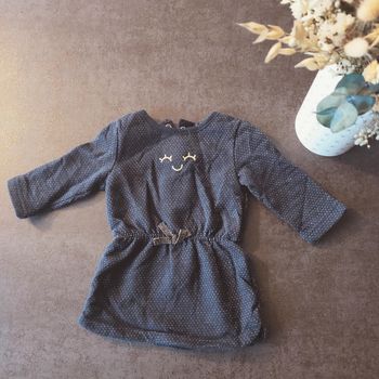 Robe bleu marine Kiabi 6 mois