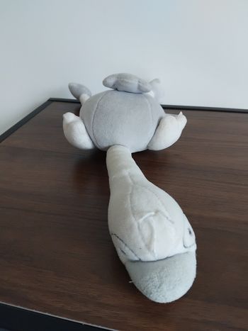 Peluche doudou cigogne