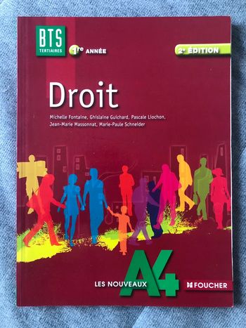 Manuel Droit ; BTS 1e année (édition 2011)