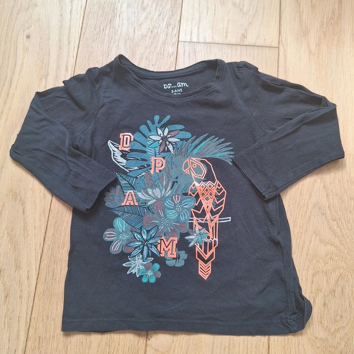 Lot de 2 T-shirt manches longues DPAM 36 mois - photo numéro 6