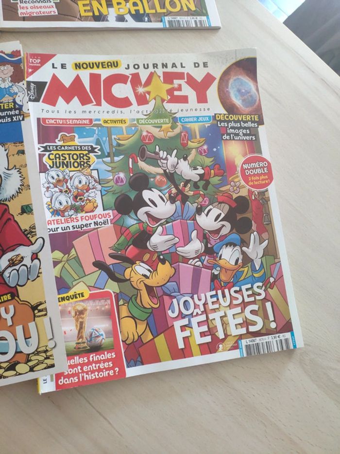 Lot de 9 nouveau journal de Mickey du 3670 au 3678 - photo numéro 9