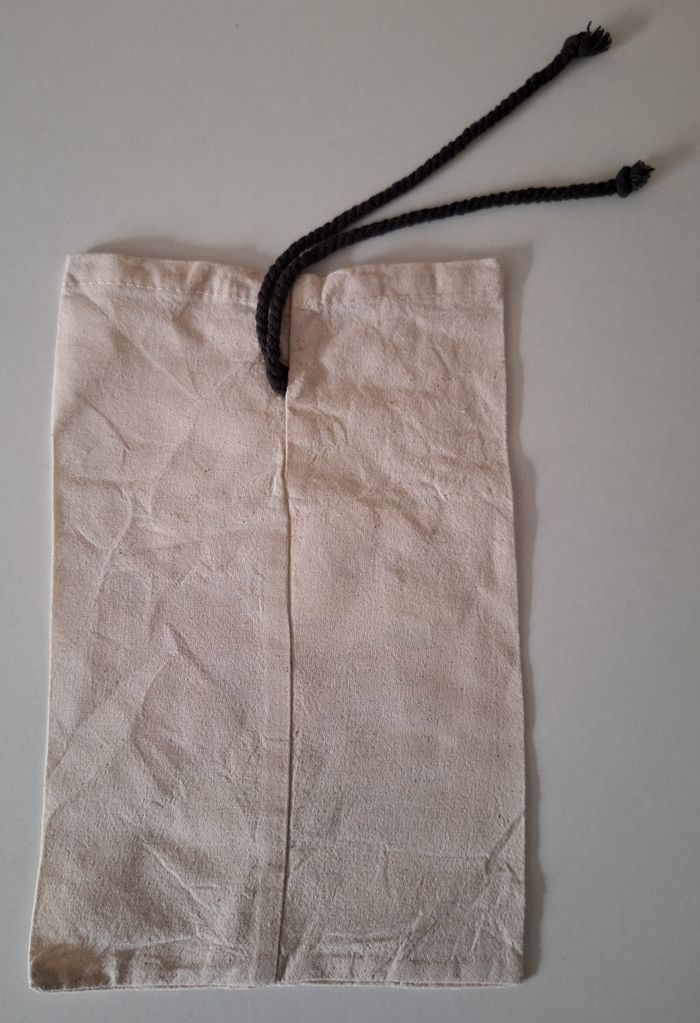 Lot de deux pochettes de rangement en tissu imprimé - photo numéro 3