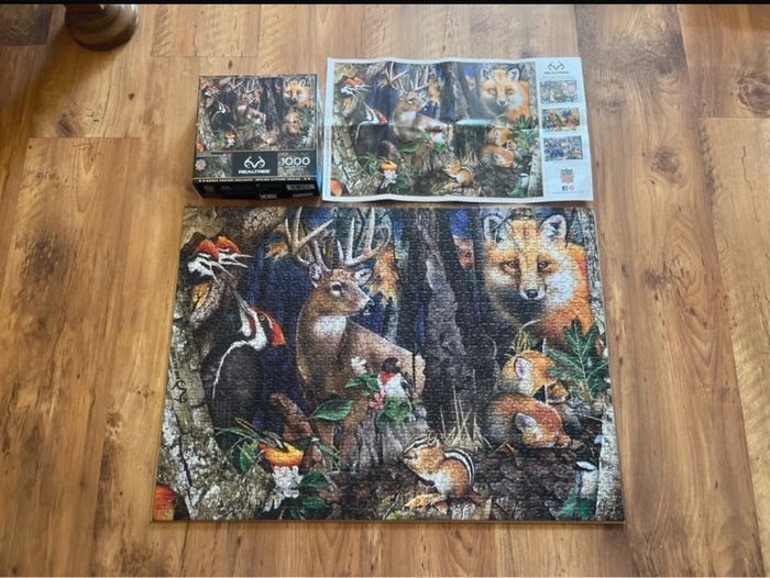 puzzle 1000 pièces avec poster