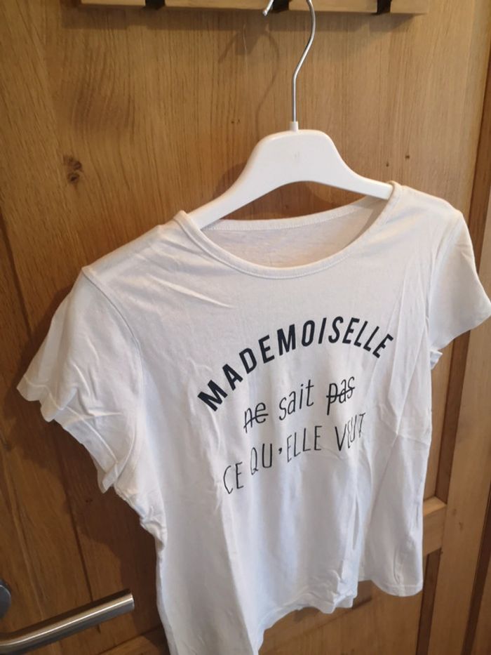 T-shirt en blanc et noir S - photo numéro 3