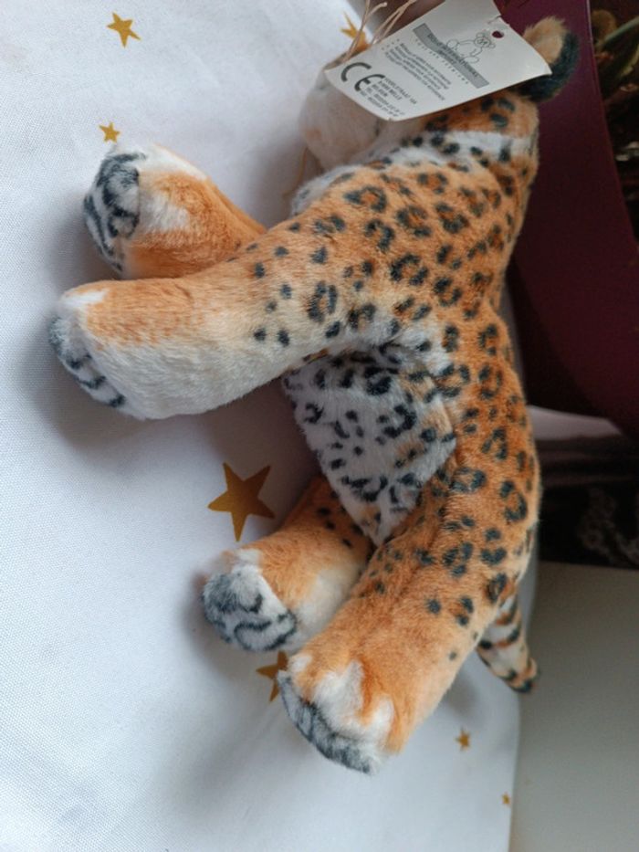 Peluche plush Teddy jaguar animal animaux pet Real bille doho international réaliste small petite - photo numéro 10