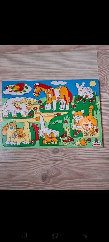 Puzzle en bois Les animaux