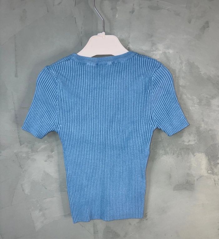 T shirt épais bleu taille Xs Jennyfer - photo numéro 2