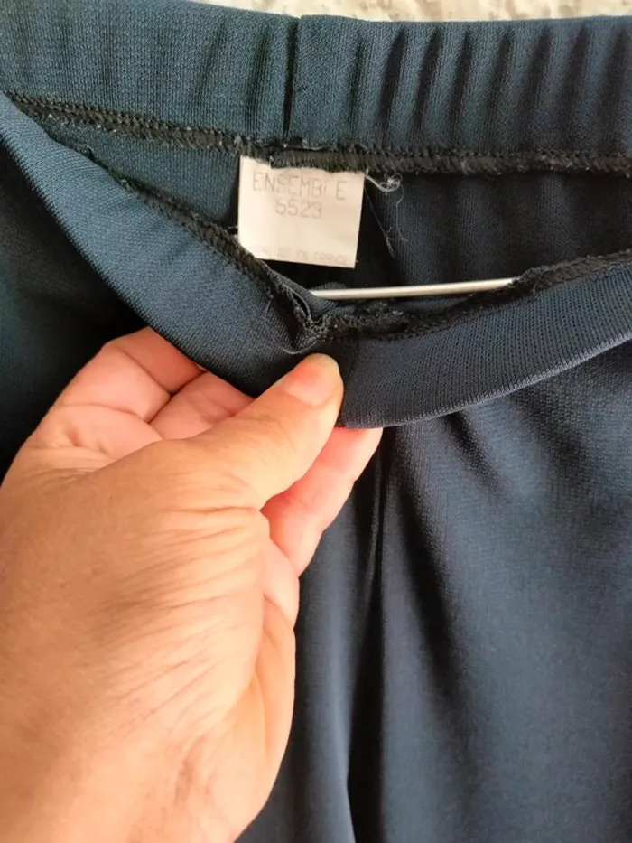 Pantalon à élastique bleu taille 40 - photo numéro 4