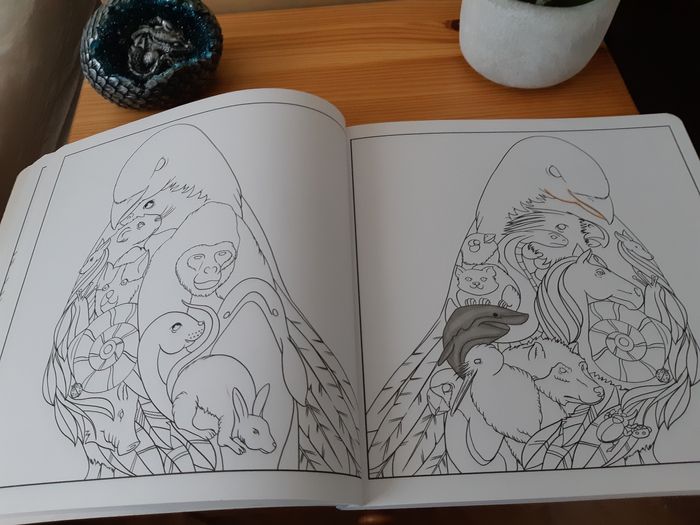 Livre de coloriage Incroyable Bestiaire Harmonie Solar - photo numéro 4