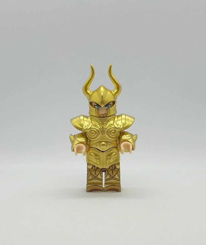 Figurine Les Chevaliers du Zodiaque - Shura du Capricorne - (Style Lego) - photo numéro 5