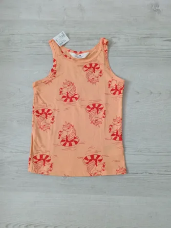 Débardeur orange H&M 4/6 ans 110/116cm
