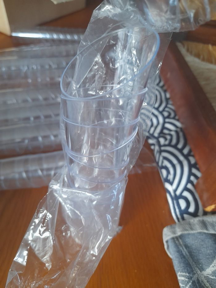 lot de 140 verrines transparentes - photo numéro 7