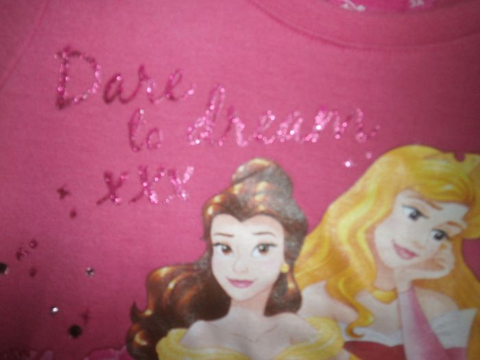 T-shirt Disney Princesses rose 3 ans - photo numéro 5
