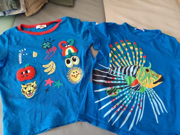 Lot de 2 Tee shirts dpam 4 ans
