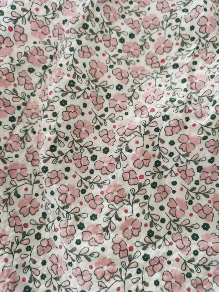 Robe liberty et culotte bloomer bébé fille 9mois obaibi tbe - photo numéro 3