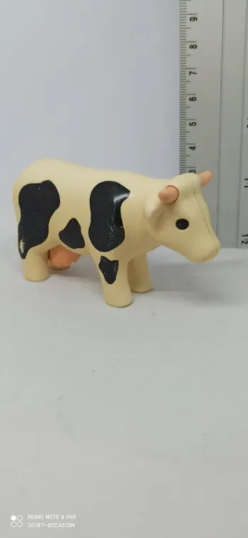 Vache noire et blanche playmobil 123