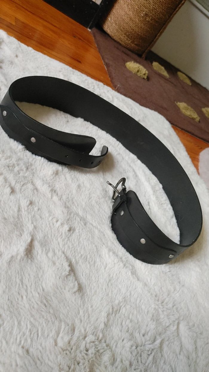 Ceinture en cuir véritable vachette - photo numéro 8
