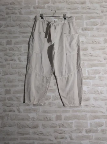 Pantalon large baggy Promod – Taille 44 – Beige