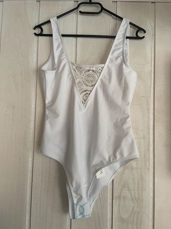 Maillot de bain blanc 1 pièce - Brave Soul - M