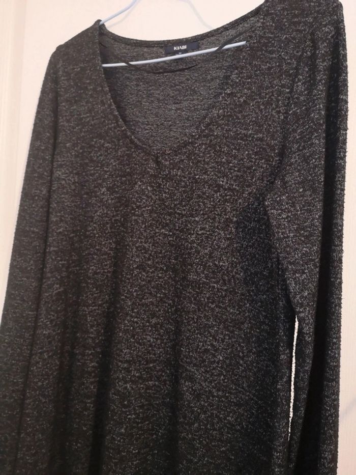 Robe taille M gris chiné foncé - photo numéro 4