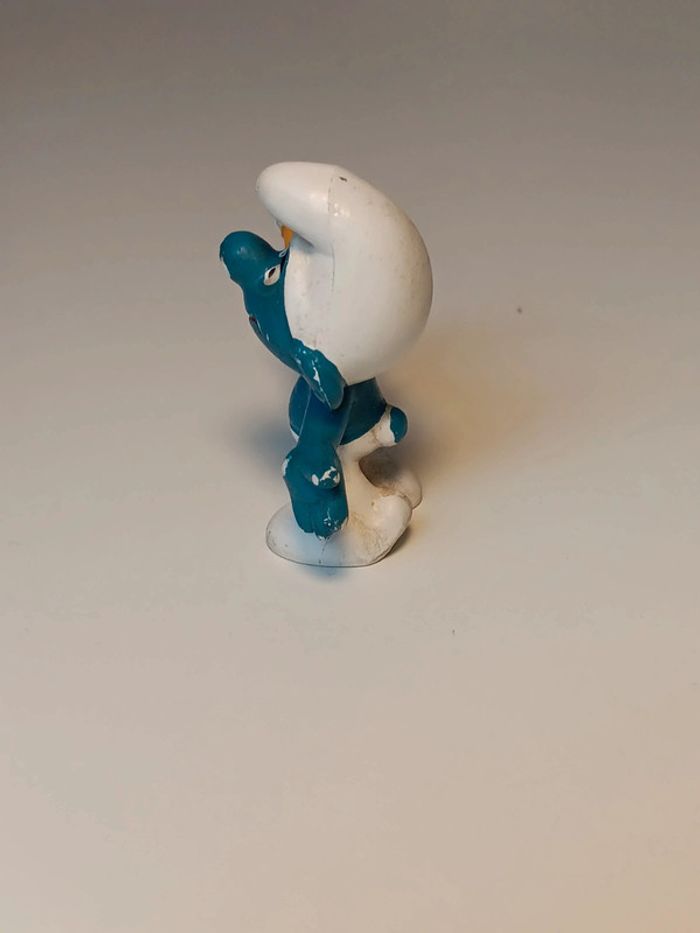 Figurine vintage Schtroumpf bière Oktoberfest schleich peyo W.germany - photo numéro 2