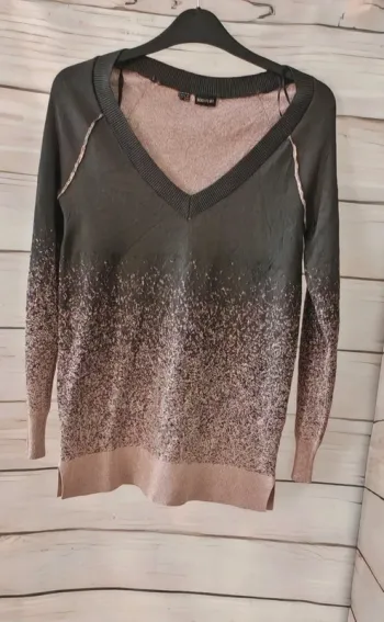 Pull pailleté noir & rose gold Taille XS Femme