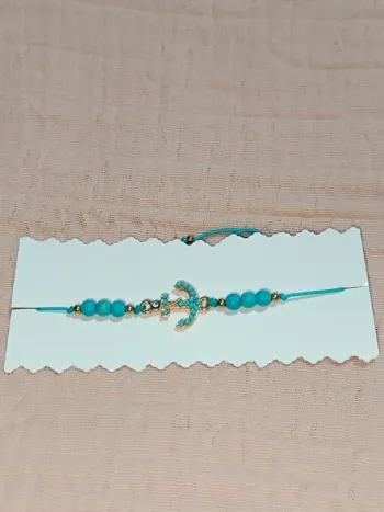 Bracelet Ancre Marine 🧿 Mauvais oeil