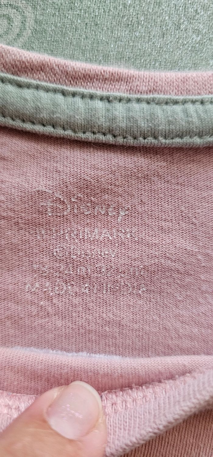 Tee shirt fille Bambi 92cm rose manches longues - photo numéro 7