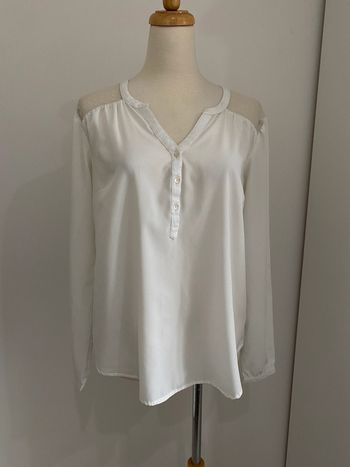 Blouse manches longues écrue Only