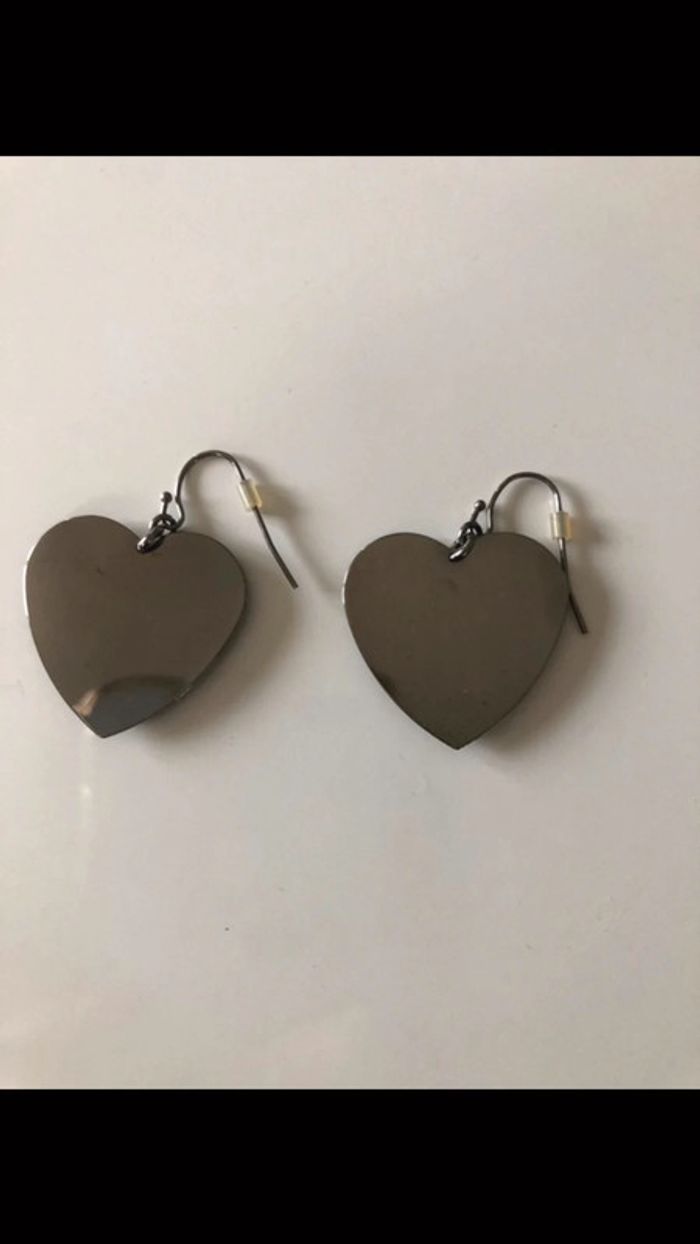 Boucles d’oreilles cœur - photo numéro 4