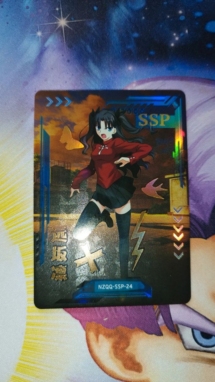 Carte Goddess Story Nzqq-SSP-24 SSP Rin Tosaka Fate Stay Night card waifu