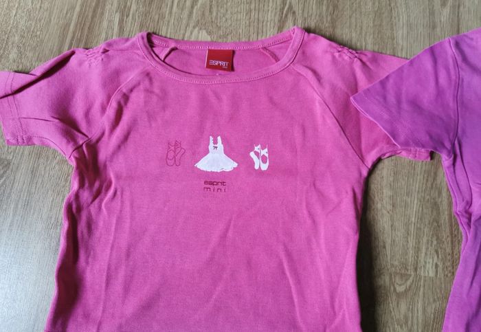 Lot t-shirts fille 4y - photo numéro 2