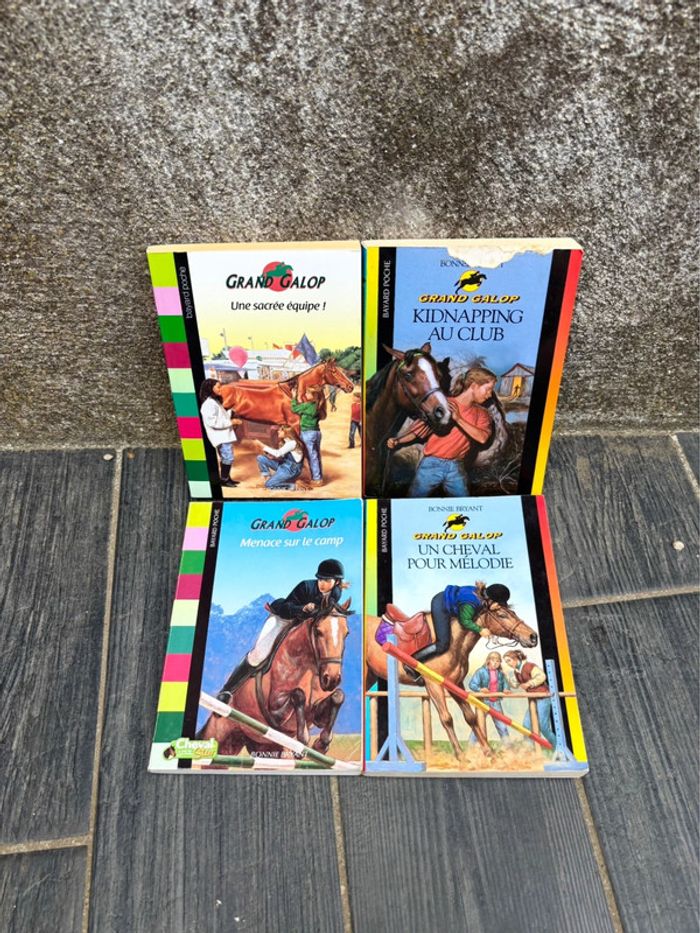Lot 4 Livres Grand-Galop Vintage pour Enfants