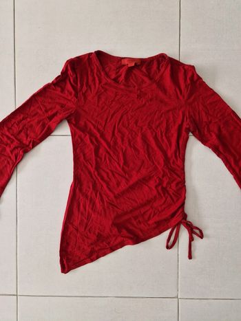 T-shirt femme rouge Taille L equivaut 38 Jennyfer