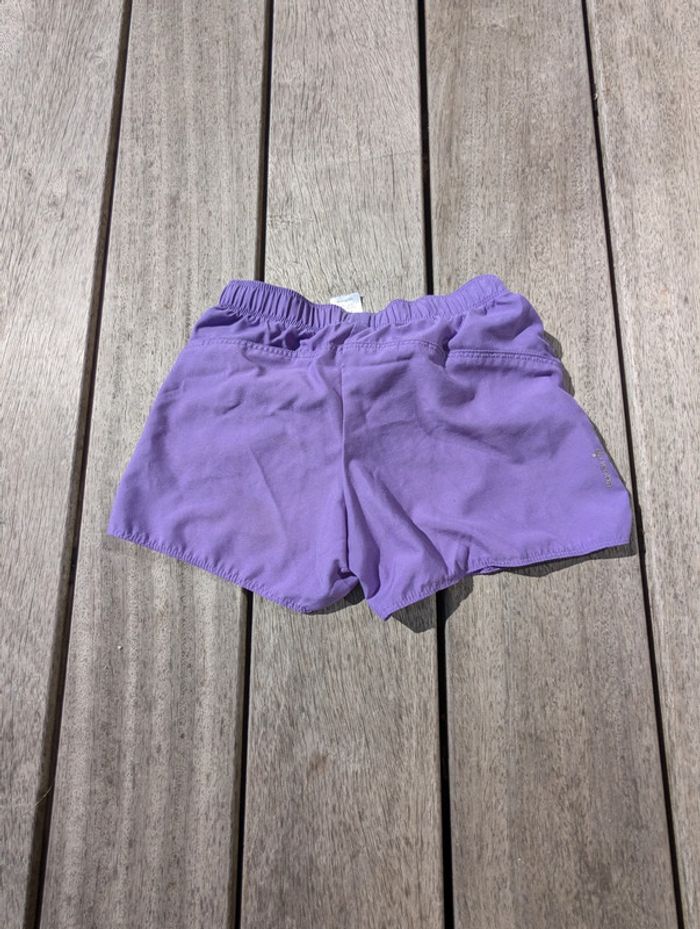 Short de sport violet Domyos 5 ans - photo numéro 3