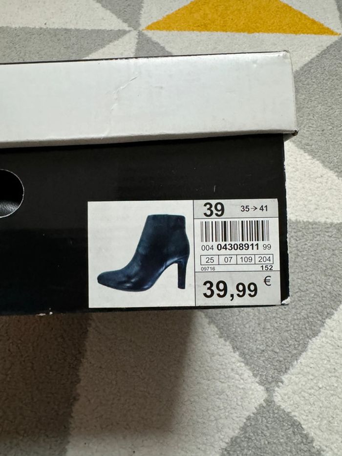 Bottines à talons La Halle Taille 39 - photo numéro 5
