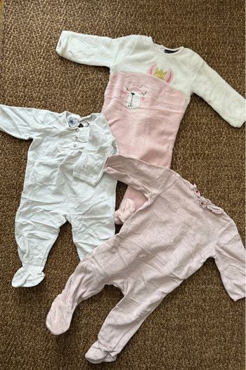 Lot de 3 pyjamas 74cm