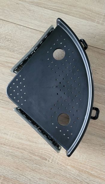 Étagère d'angle salle de bain, ventouses