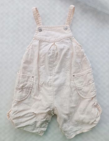 🔸 Combinaison short à bretelles Fille - Petit Bateau 3 Mois🔸